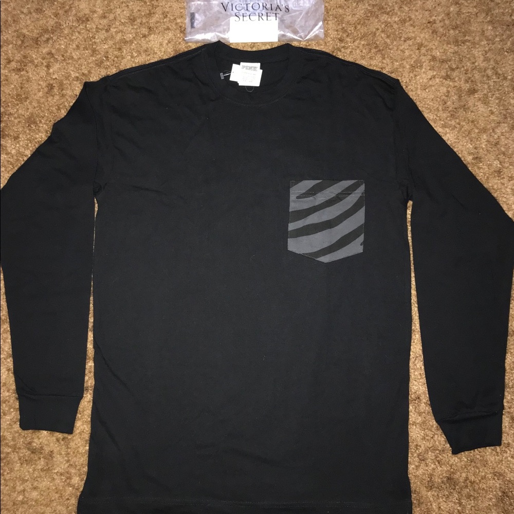 PINK bling long sleeve tee